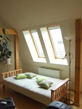 Апартаменты Sunlit Loft Apartment Riga Рига Апартаменты с 2 спальнями-81